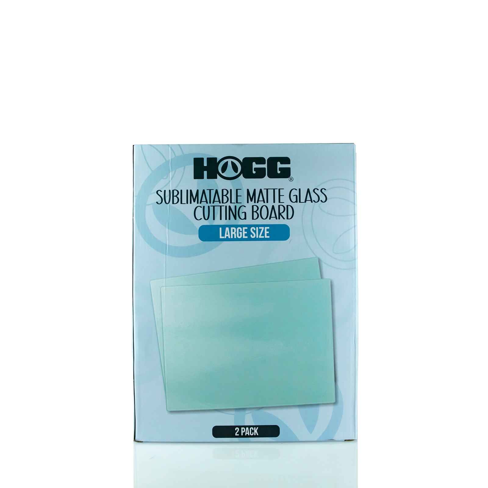 2 Pcs. Blank Glass cutting board Dye Sublimation heat transfer 20X28 cm