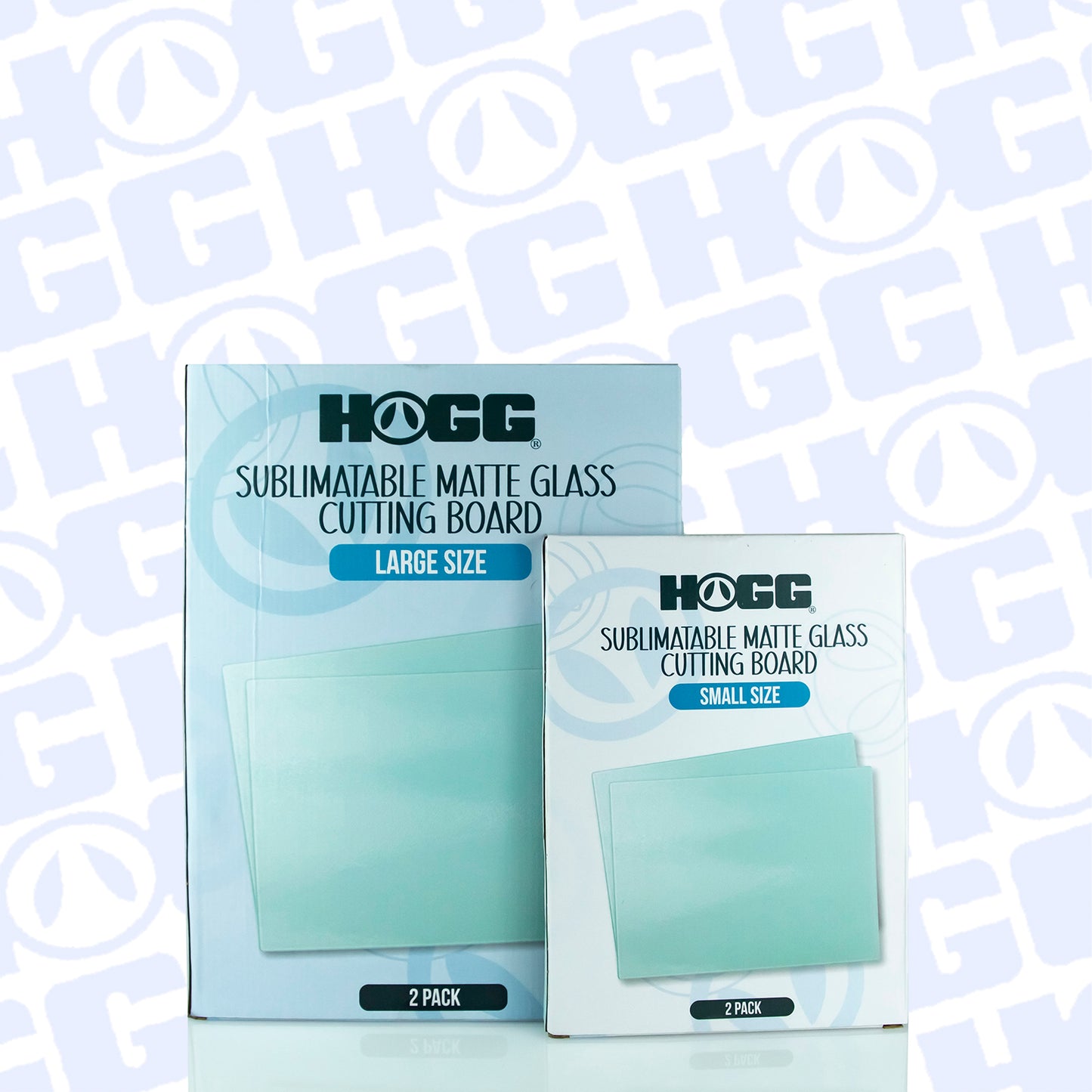 SUBLIMATABLE MATTE GLASS CUTTING BOARD (2 PACK)