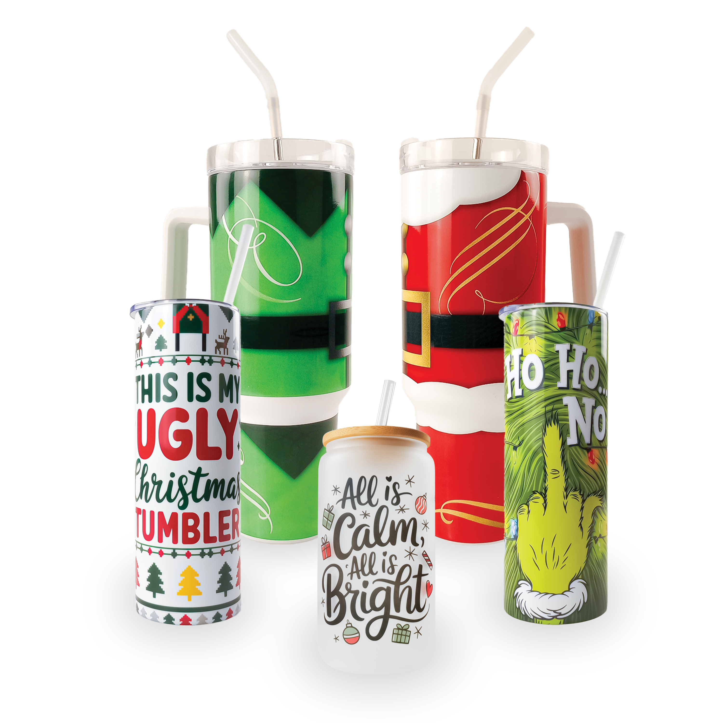 Premade Limited Edition Holiday Tumblers