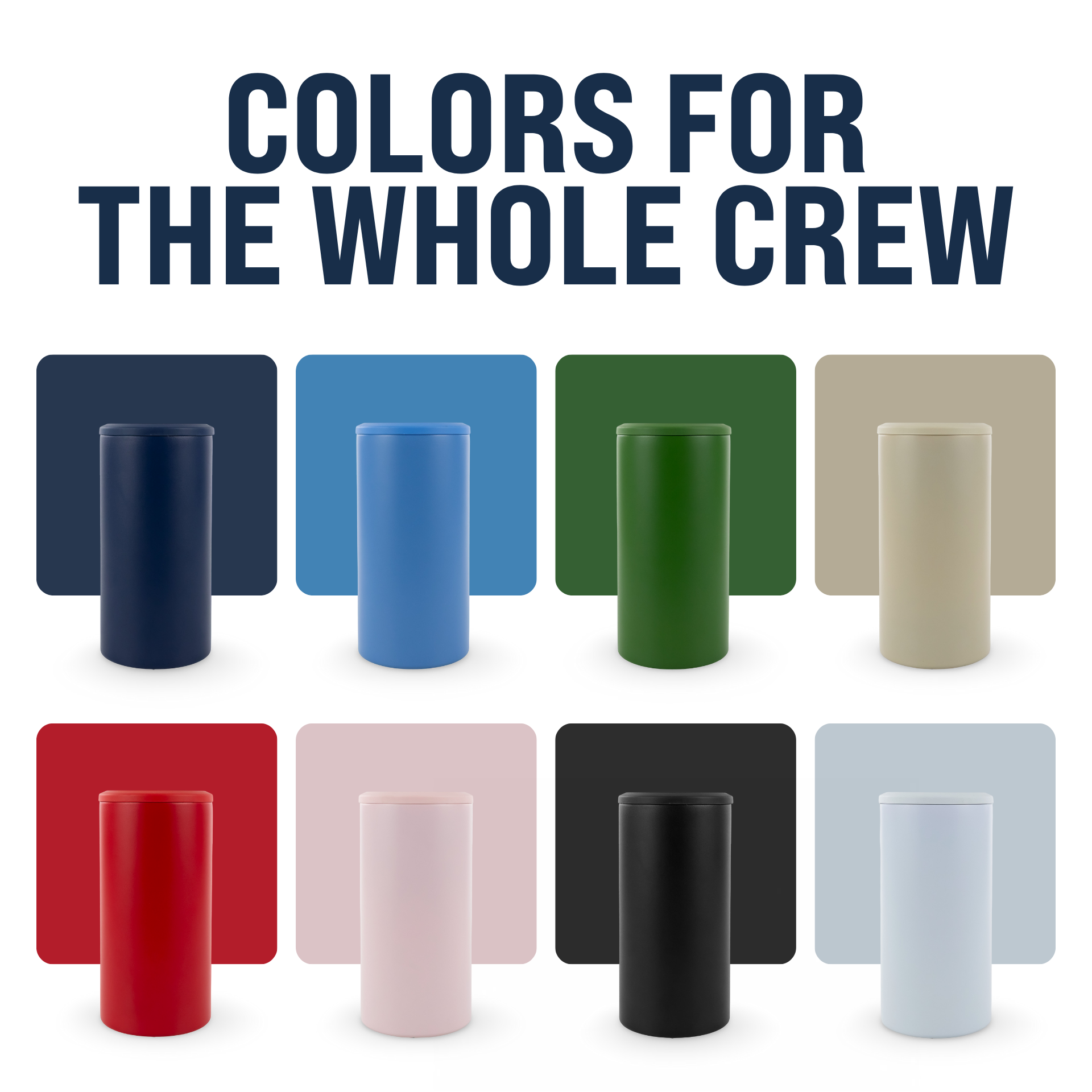 4 in 1 POWDER COATED CAN COOLER