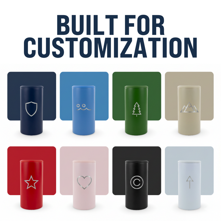 4 in 1 Powder Coated Can Cooler