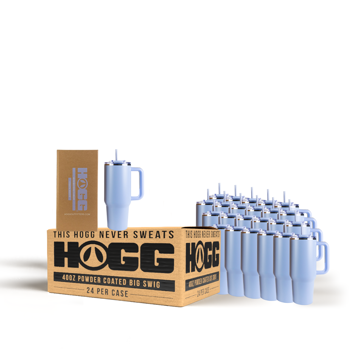 DAYDREAM CLUB - 40oz POWDER COATED BIG SWIG TUMBLER CASE (24 UNITS)