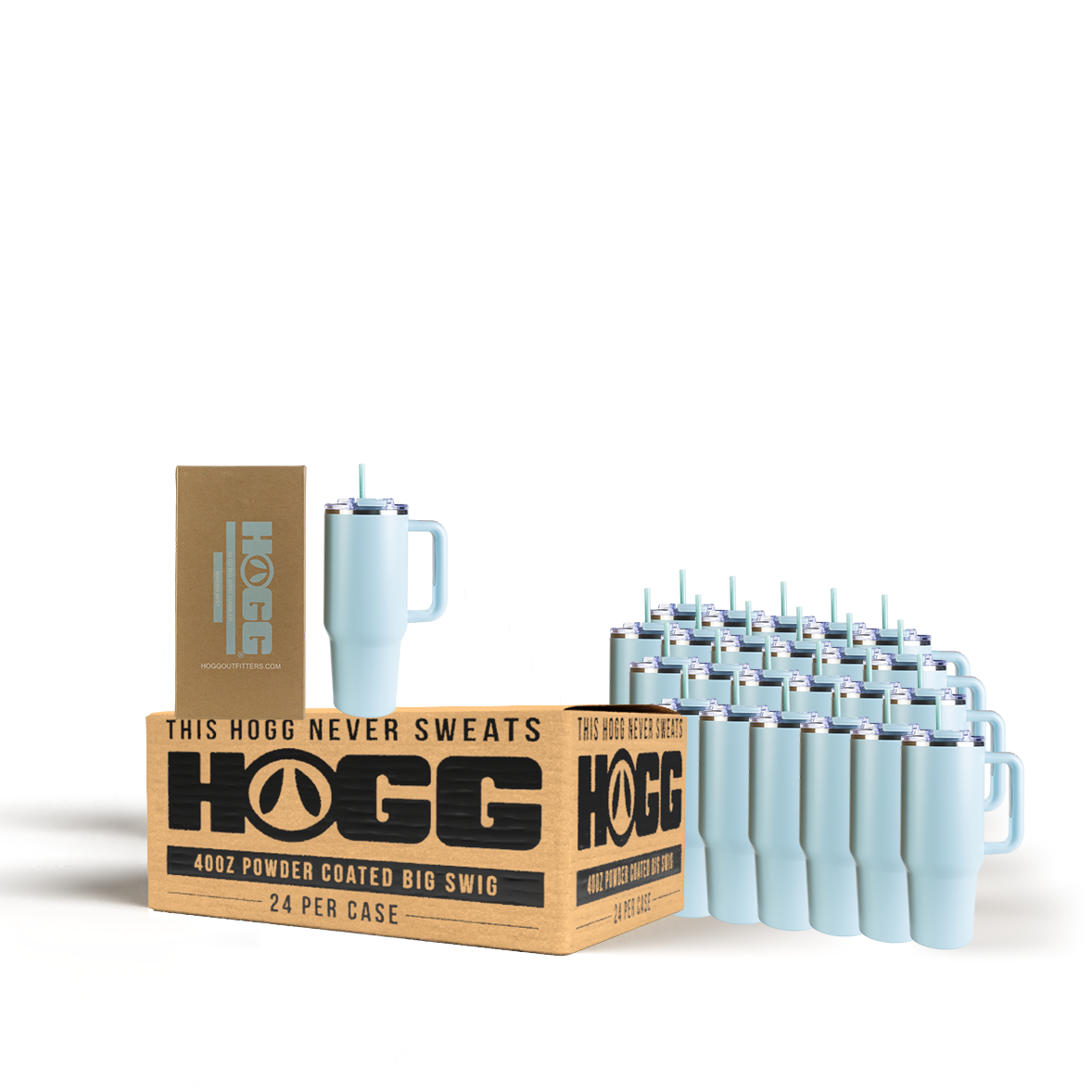 DAYDREAM CLUB - 40oz POWDER COATED BIG SWIG TUMBLER CASE (24 UNITS)