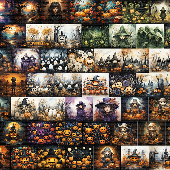 Digital Sublimation Designs - Halloween 2 — Halloween Bundle All 65 Designs Save 25%