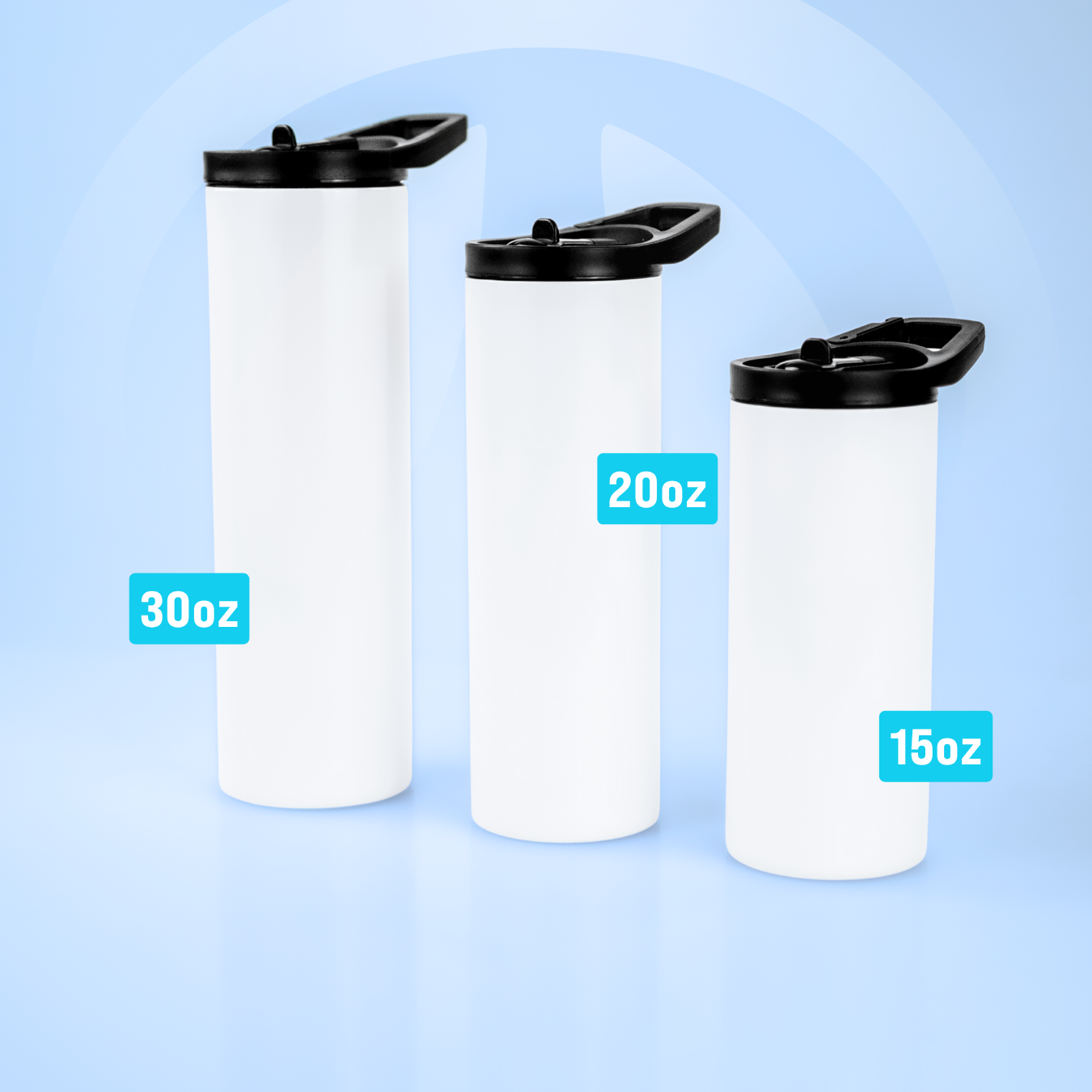 30oz SUBLIMATABLE DUO SKINNY TUMBLER