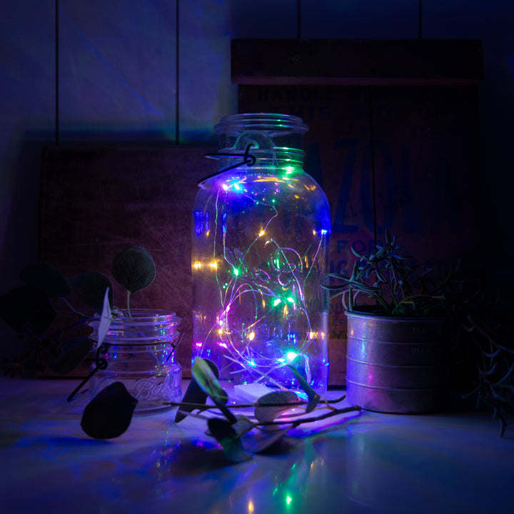 7ft Diy Fairy String Lights - 12 Pack - front view | custom drinkware accessory