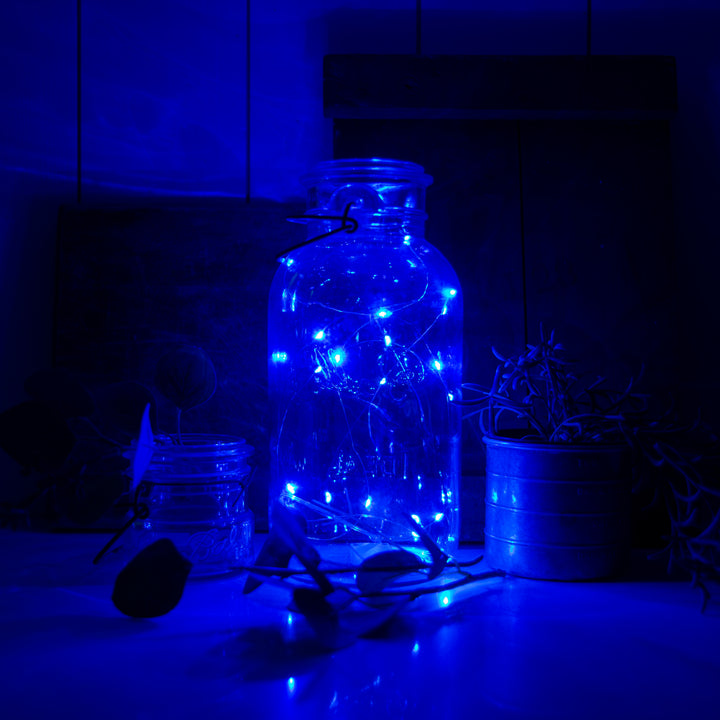 7ft Diy Fairy String Lights - 12 Pack - side view | custom drinkware accessory