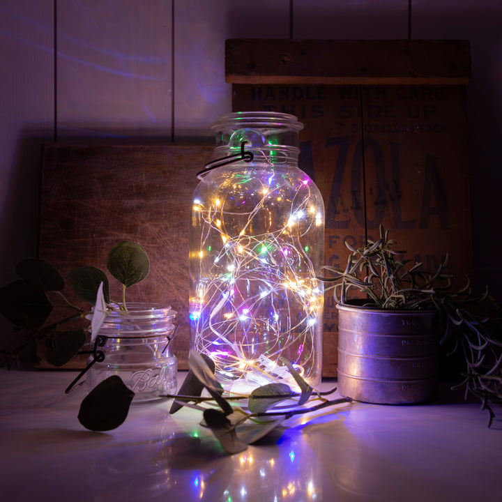 7ft Diy Fairy String Lights - 12 Pack - scale reference | custom drinkware accessory