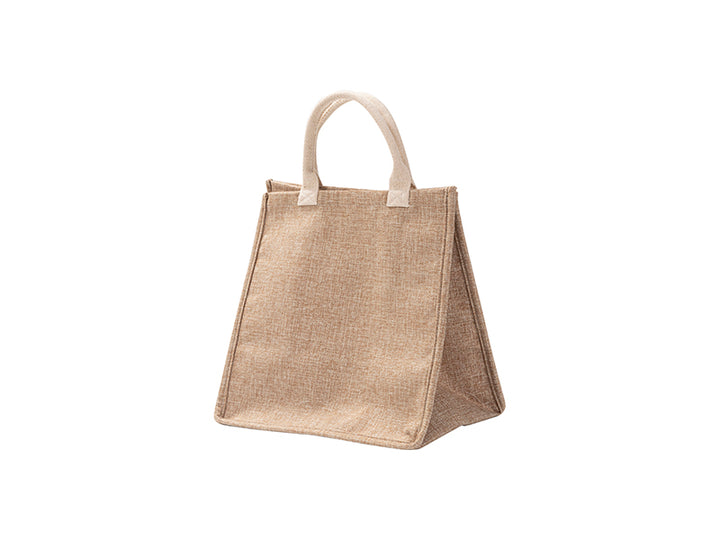Sublimatable Linen Tote Bag (4 Pack) - close-up | sublimatable home decor blank