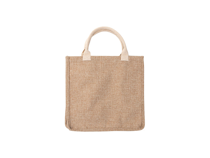 Sublimatable Linen Tote Bag (4 Pack) - front view | sublimatable home decor blank