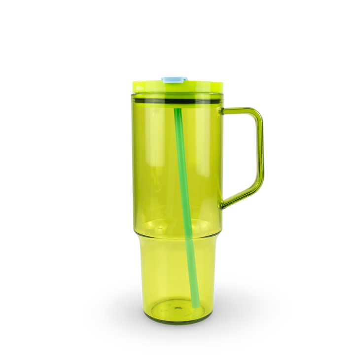 40oz Savvy Sip Tumbler Case (12 Units) — Lime Green