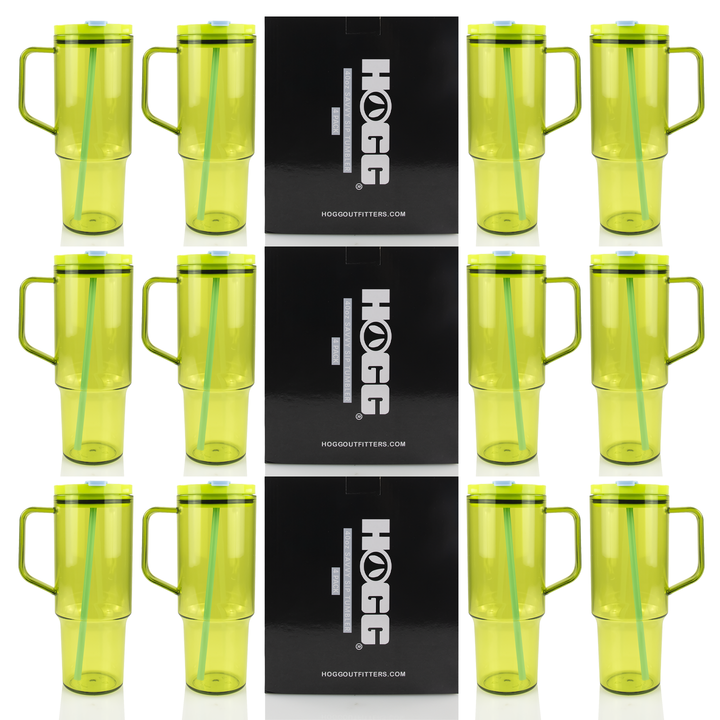 40oz Savvy Sip Tumbler Case (12 Units) — Lime Green