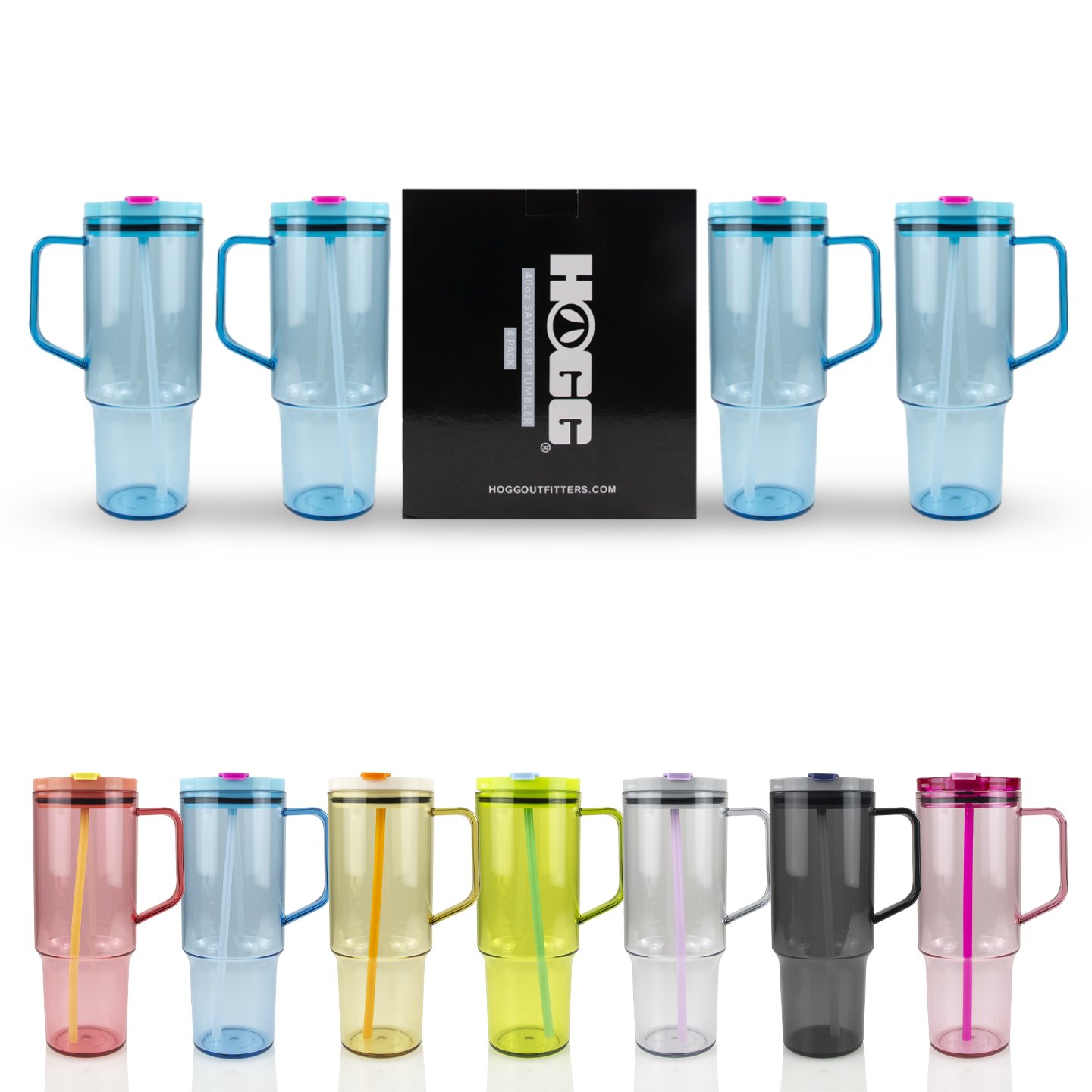 40oz SAVVY SIP TUMBLER (4 PACK)