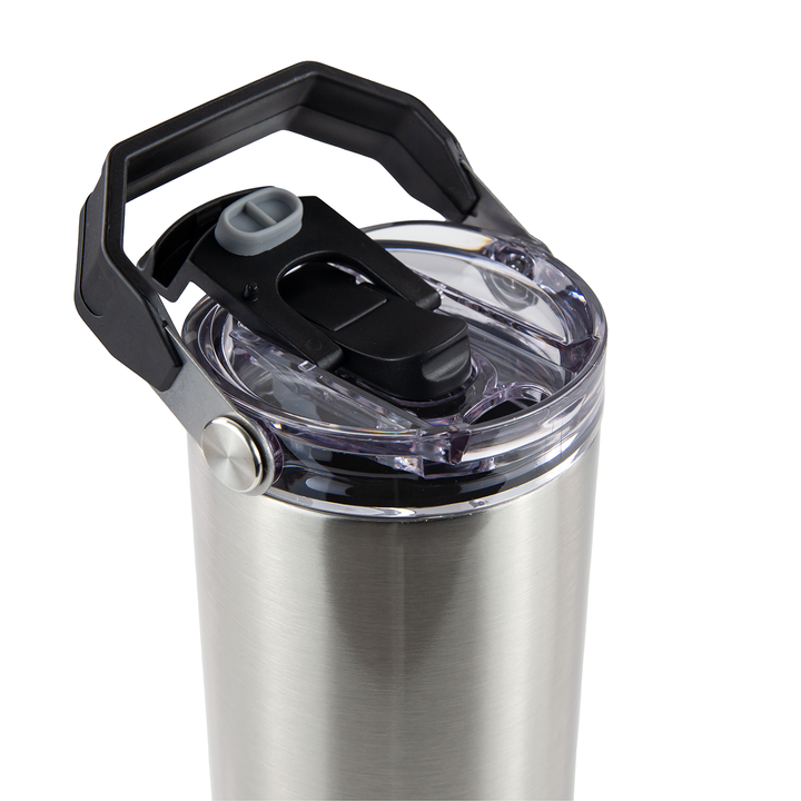 30oz Sublimatable Clear Tri-Sip Tumbler