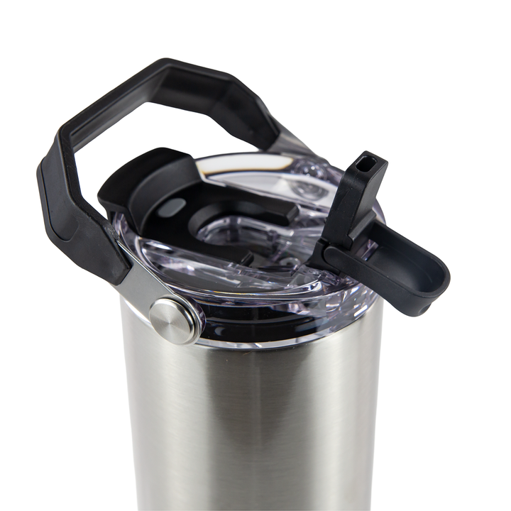 30oz Sublimatable Clear Tri-Sip Tumbler