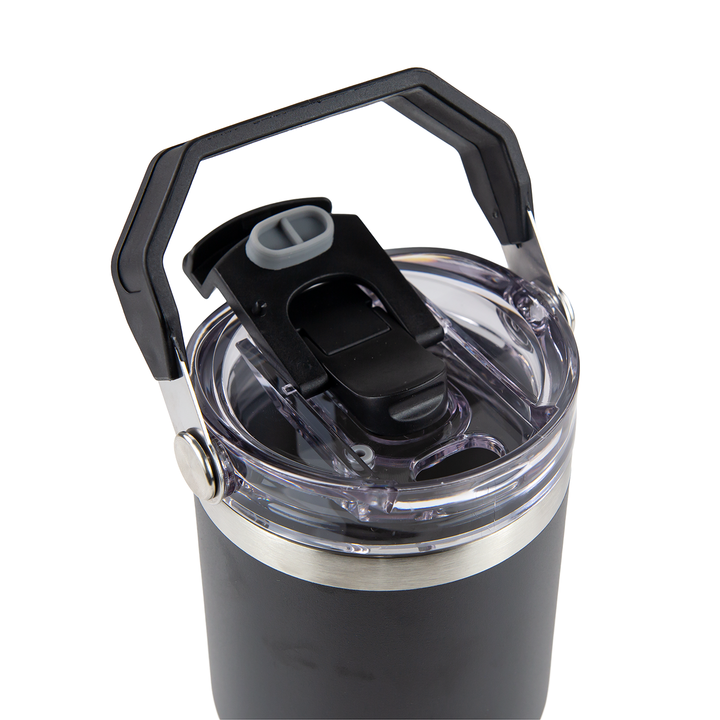 20oz Powder Coated Tri-Sip Tumbler Case (24 Units) - Black
