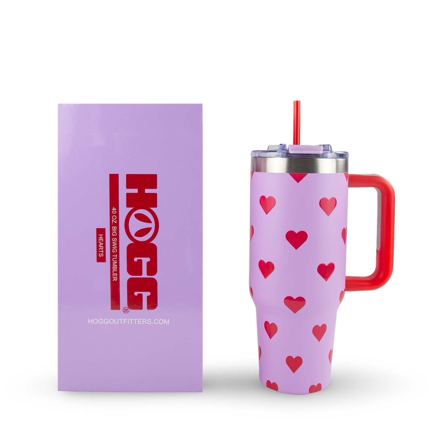 ❤️Sign up for in stock alert❤️40oz POWDER COATED BIG SWIG TUMBLER - VALENTINE'S COLLECTION