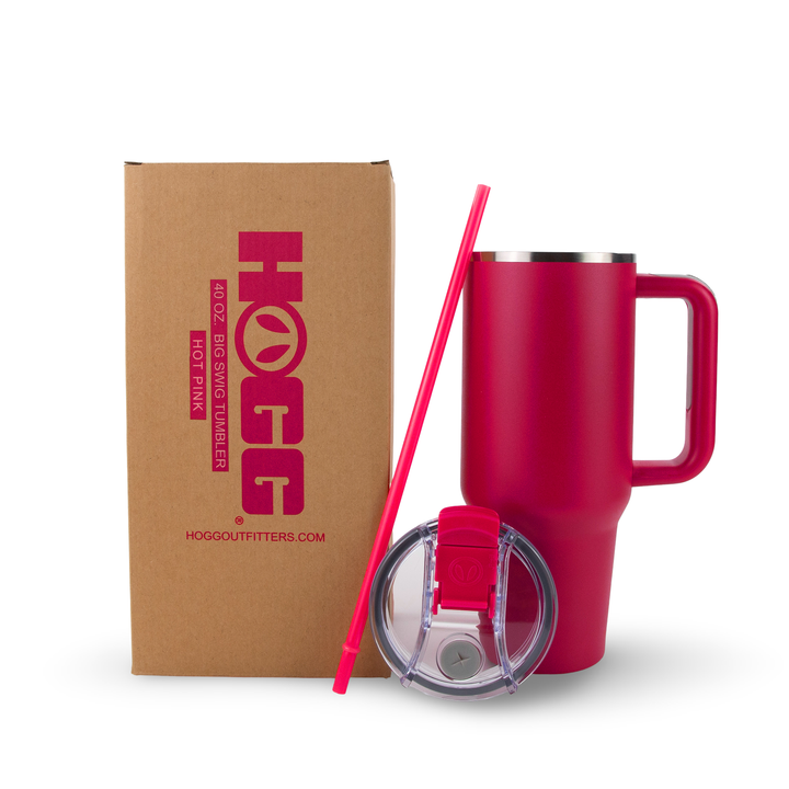 40oz Powder Coated Big Swig Tumbler Case (24 Units)
