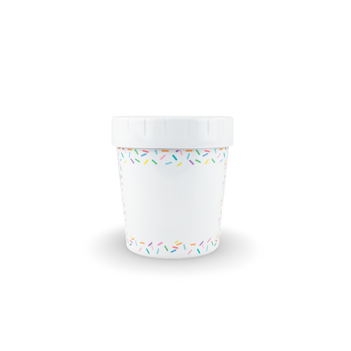 Sublimatable Ice Cream Container Case (24 Units) — Large Sprinkles (24 UNITS)