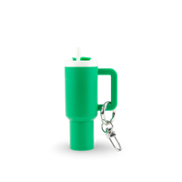 Mini Tumbler Chapstick Holder + Keychain - alternate angle | sublimatable accessory blank