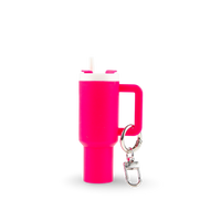 Mini Tumbler Chapstick Holder + Keychain - color option | sublimatable accessory blank