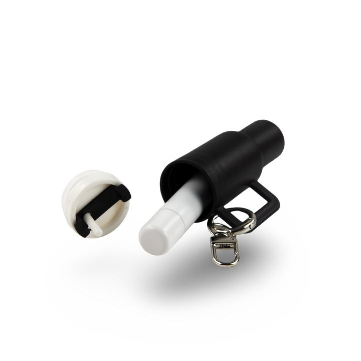 Mini Tumbler Chapstick Holder + Keychain - bottom view | sublimatable accessory blank