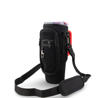 40oz Portable Tumbler Sleeve Bag w/ Strap & Hook - lifestyle view | tumbler handle accessory
