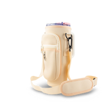 40oz Portable Tumbler Sleeve Bag w/ Strap & Hook - package view | tumbler handle accessory