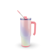 30oz Sublimatable Holographic Speaker Grippy Tumbler Case (24 Units) - Unicorn
