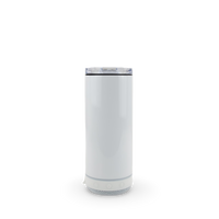 4 in 1 Sublimatable Speaker Can Cooler - White Speaker