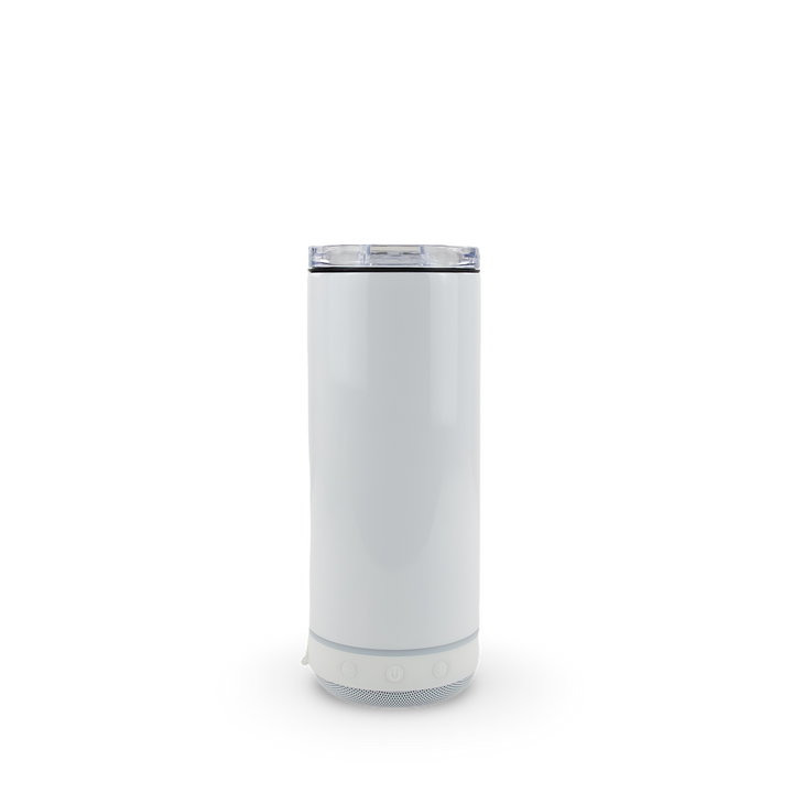 4 in 1 Sublimatable Speaker Can Cooler Case (25 Units) - White Speaker — White