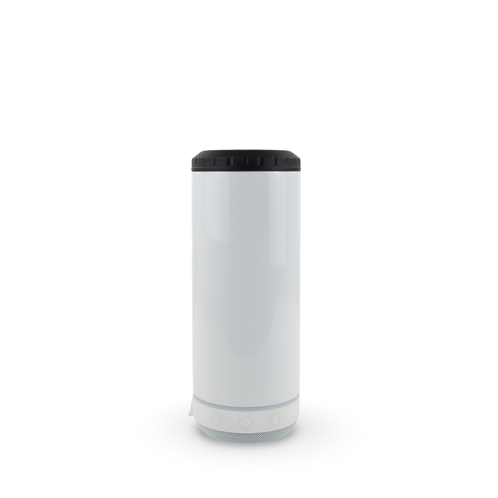 4 in 1 Sublimatable Speaker Can Cooler Case (25 Units) - White Speaker — White