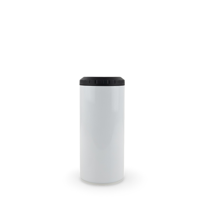 4 in 1 Sublimatable Speaker Can Cooler - White Speaker