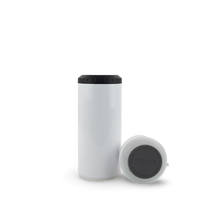 4 in 1 Sublimatable Speaker Can Cooler Case (25 Units) - White Speaker — White