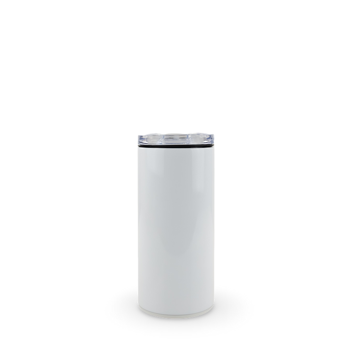 4 in 1 Sublimatable Speaker Can Cooler Case (25 Units) - White Speaker — White