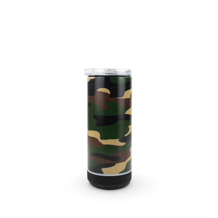 4 in 1 Speaker Can Cooler - Camo