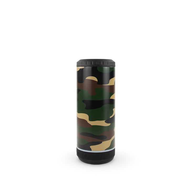 4 in 1 Speaker Can Cooler - Camo