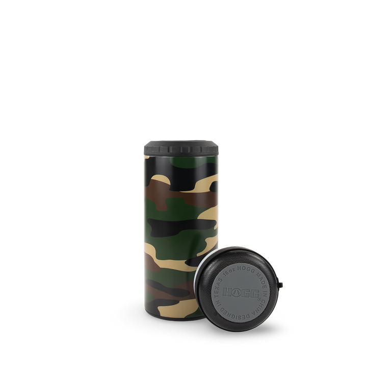 4 in 1 Speaker Can Cooler - Camo