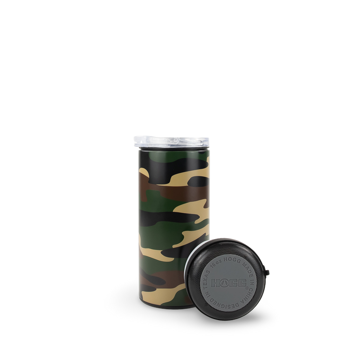 4 in 1 Speaker Can Cooler - Camo