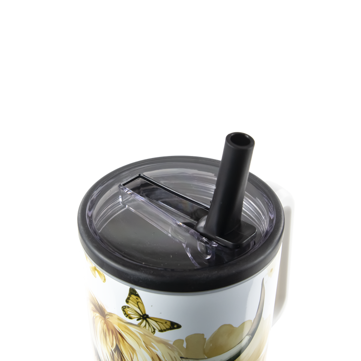 40oz Traveler Tumbler Lid (3 Pack) - Black - front view | replacement tumbler lid