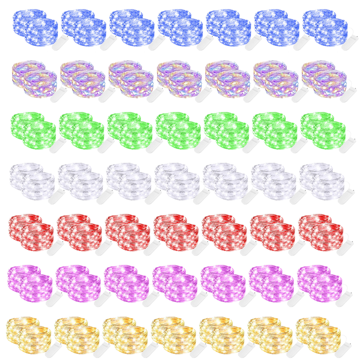 7ft Diy Fairy String Lights - 12 Pack - custom drinkware accessory for custom drinkware businesses and personalized gifts