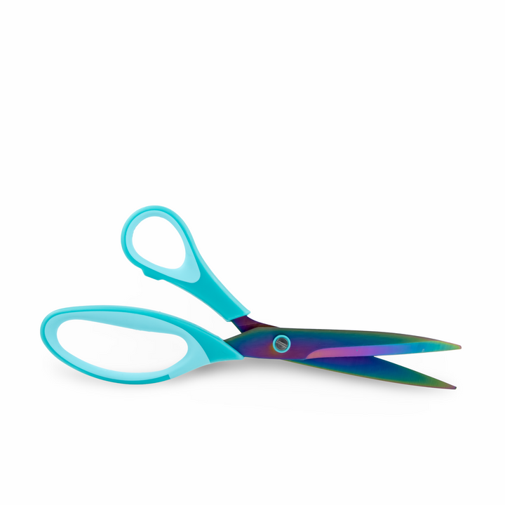 Electric Blue Crafting Scissors (3 Pack) - alternate angle | tumbler crafting tool