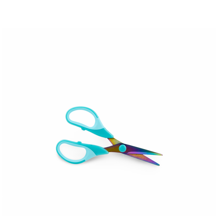 Electric Blue Crafting Scissors (3 Pack) - side view | tumbler crafting tool