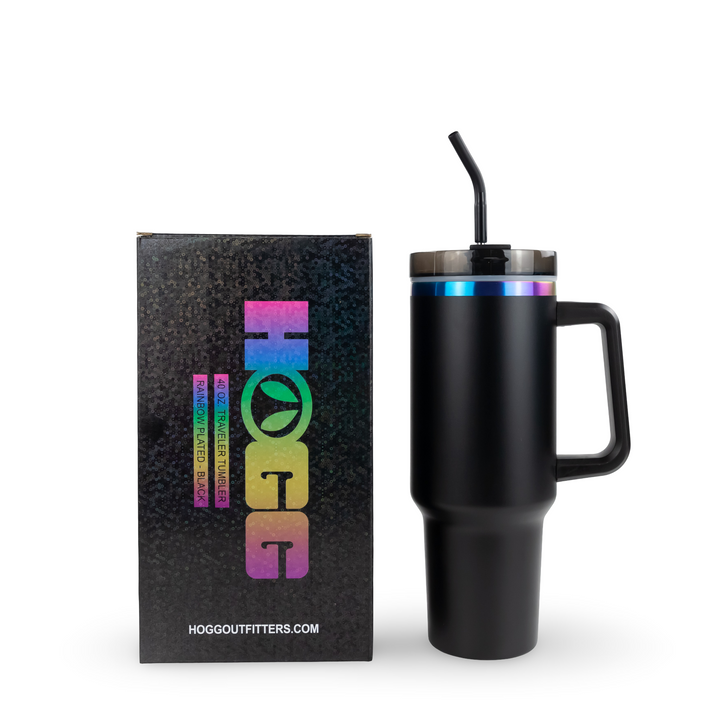 40oz Powder Coated Traveler Tumbler