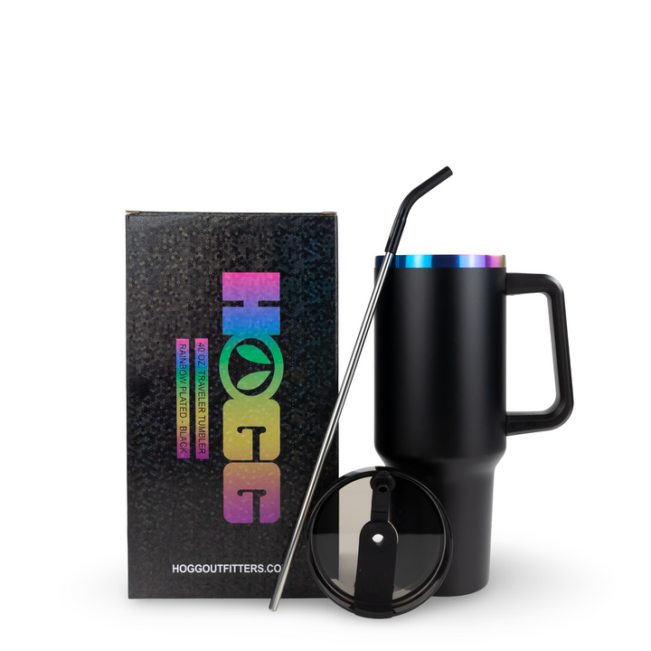 40oz Powder Coated Traveler Tumbler