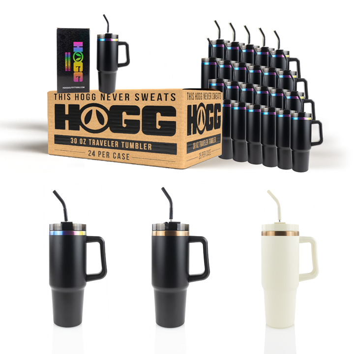 30oz Powder Coated Traveler Tumbler Case (24 Units)
