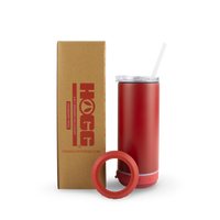 4 in 1 Powder Coated Can Cooler Speaker Case (25 Units) — Cranberry Spice