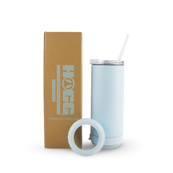 4 in 1 Powder Coated Can Cooler Speaker Case (25 Units) — Icy Wonderland