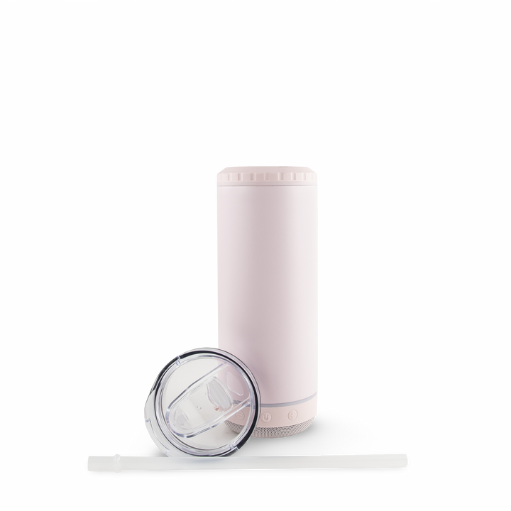 4 in 1 Powder Coated Can Cooler Speaker Case (25 Units) — Peppermint Cream