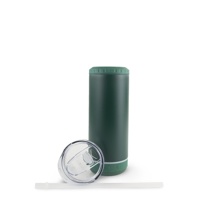 4 in 1 Powder Coated Can Cooler Speaker Case (25 Units) — Mistletoe